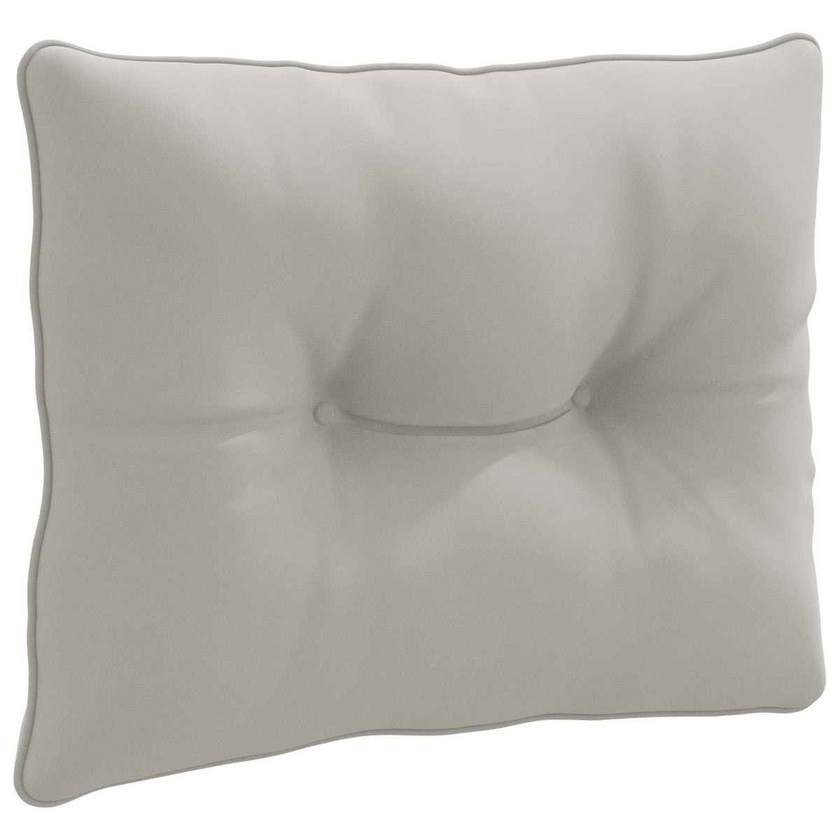 Rygpude PUTTEN 100% polyester Grå 60 x 40 x 10 cm