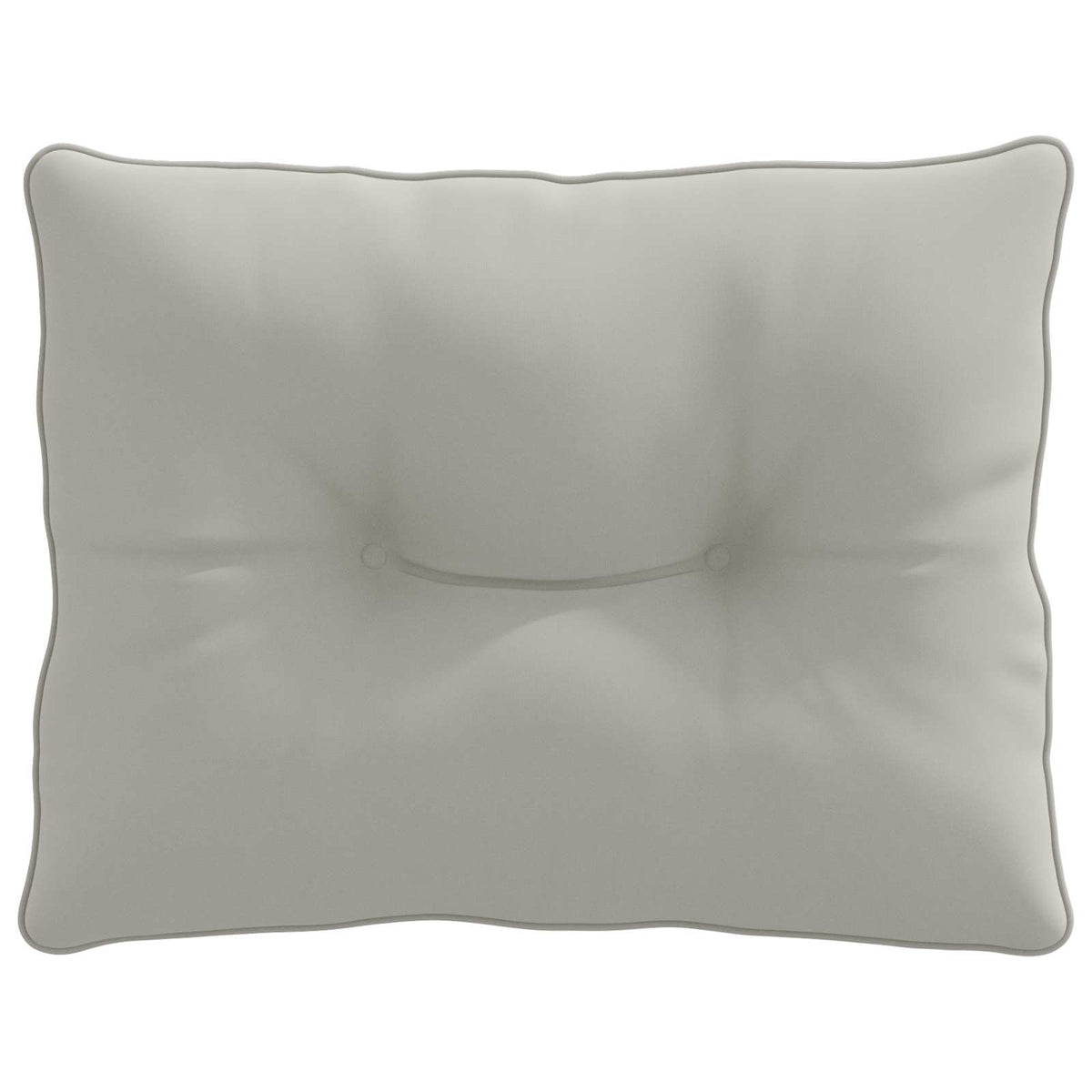 Rygpude PUTTEN 100% polyester Grå 60 x 40 x 10 cm