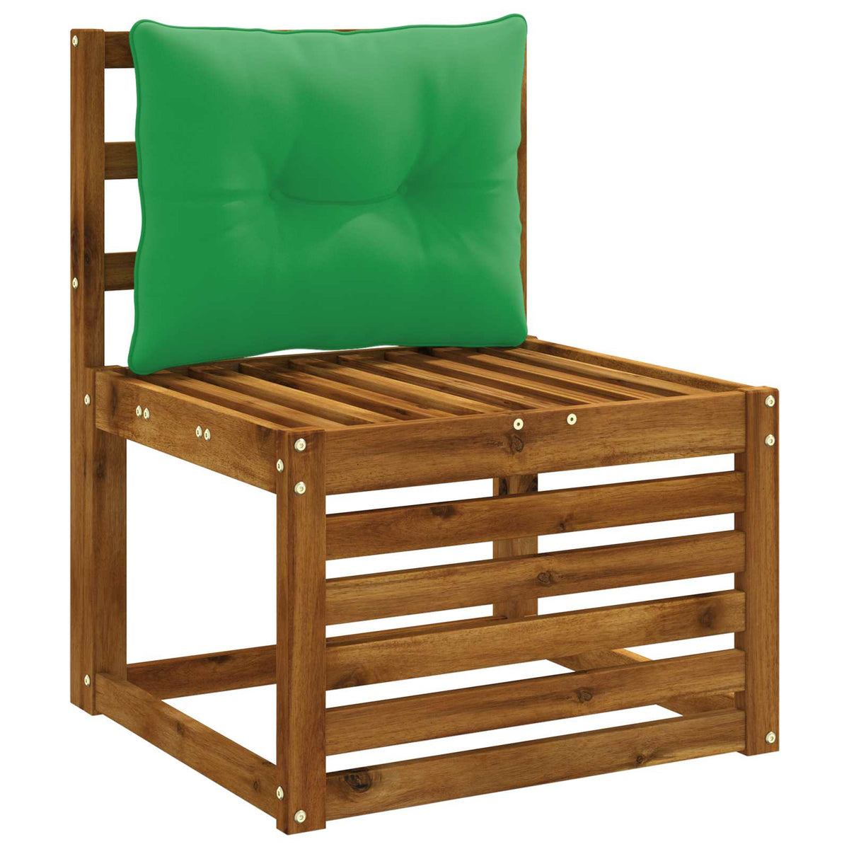 Rygpude PUTTEN 100% polyester Grøn 60 x 40 x 10 cm