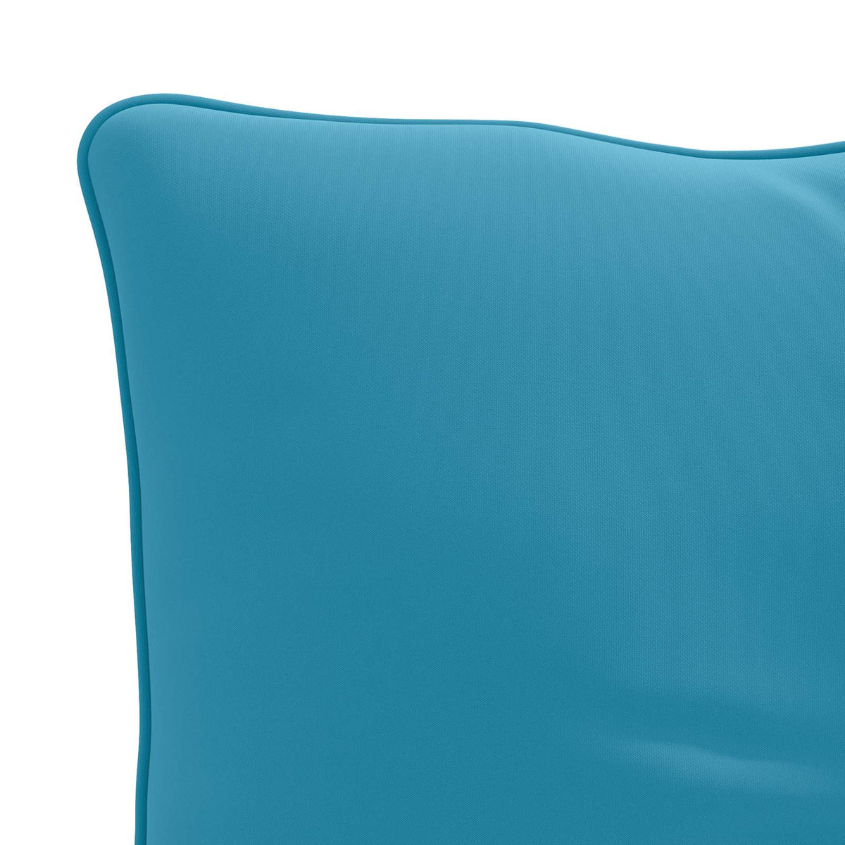 Rygpude PUTTEN 100% polyester Lyseblå 60 x 40 x 10 cm