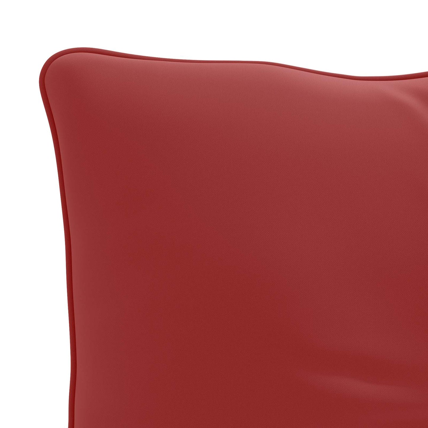 Rygpude PUTTEN 100% polyester Vinrød 60 x 40 x 10 cm