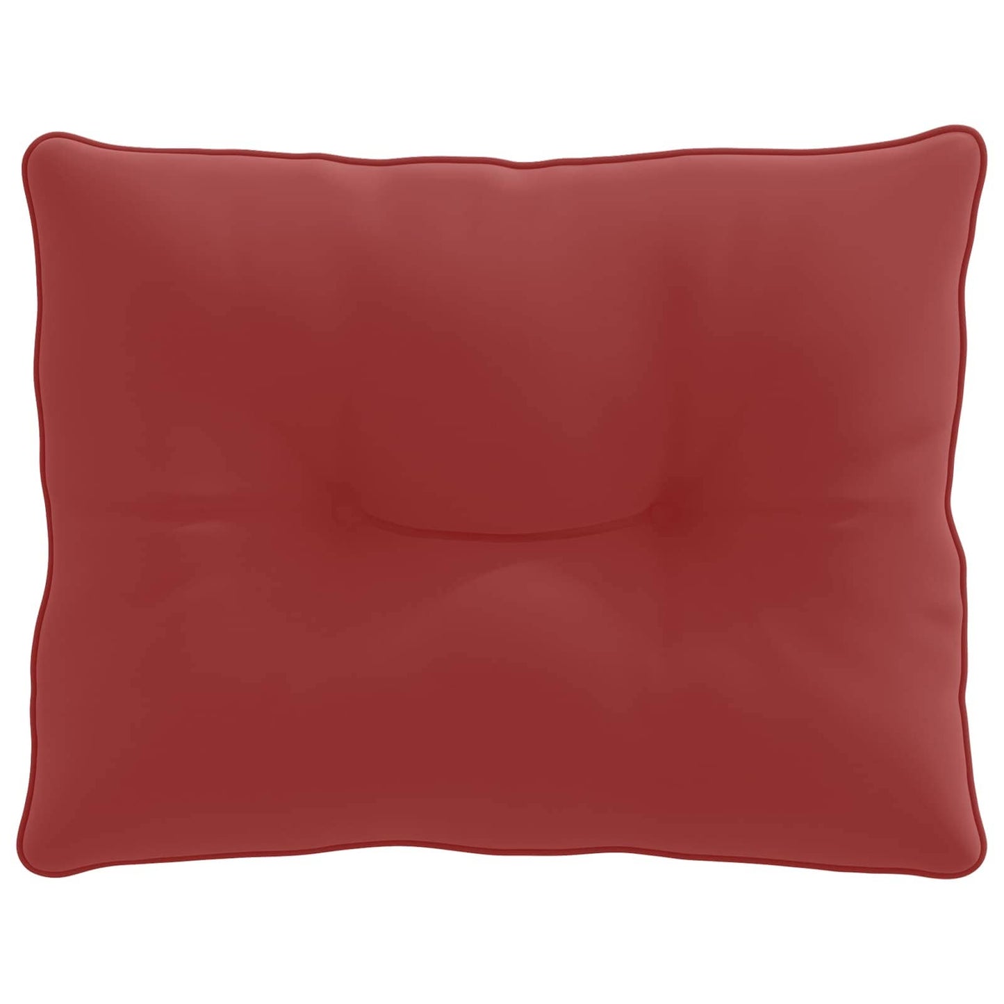 Rygpude PUTTEN 100% polyester Vinrød 60 x 40 x 10 cm
