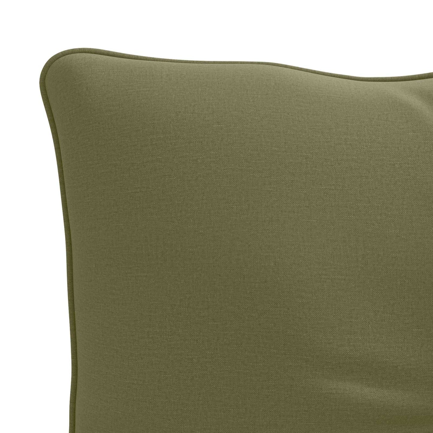 Rygpude PUTTEN 100% polyester Olivengrøn 70 x 40 x 10 cm