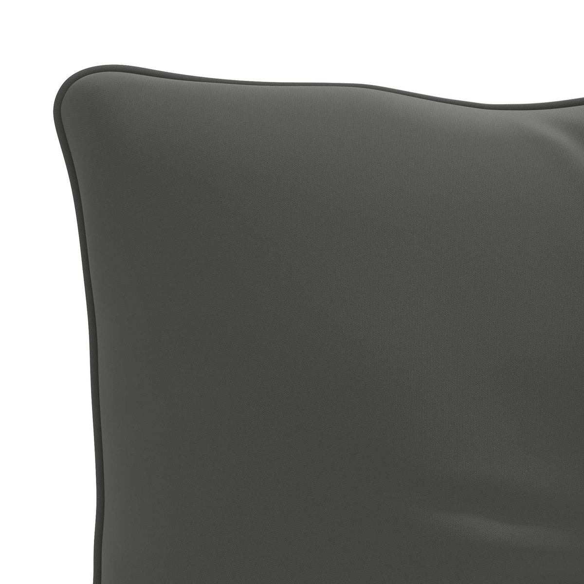 Rygpude PUTTEN 100% polyester Antracit 70 x 40 x 10 cm