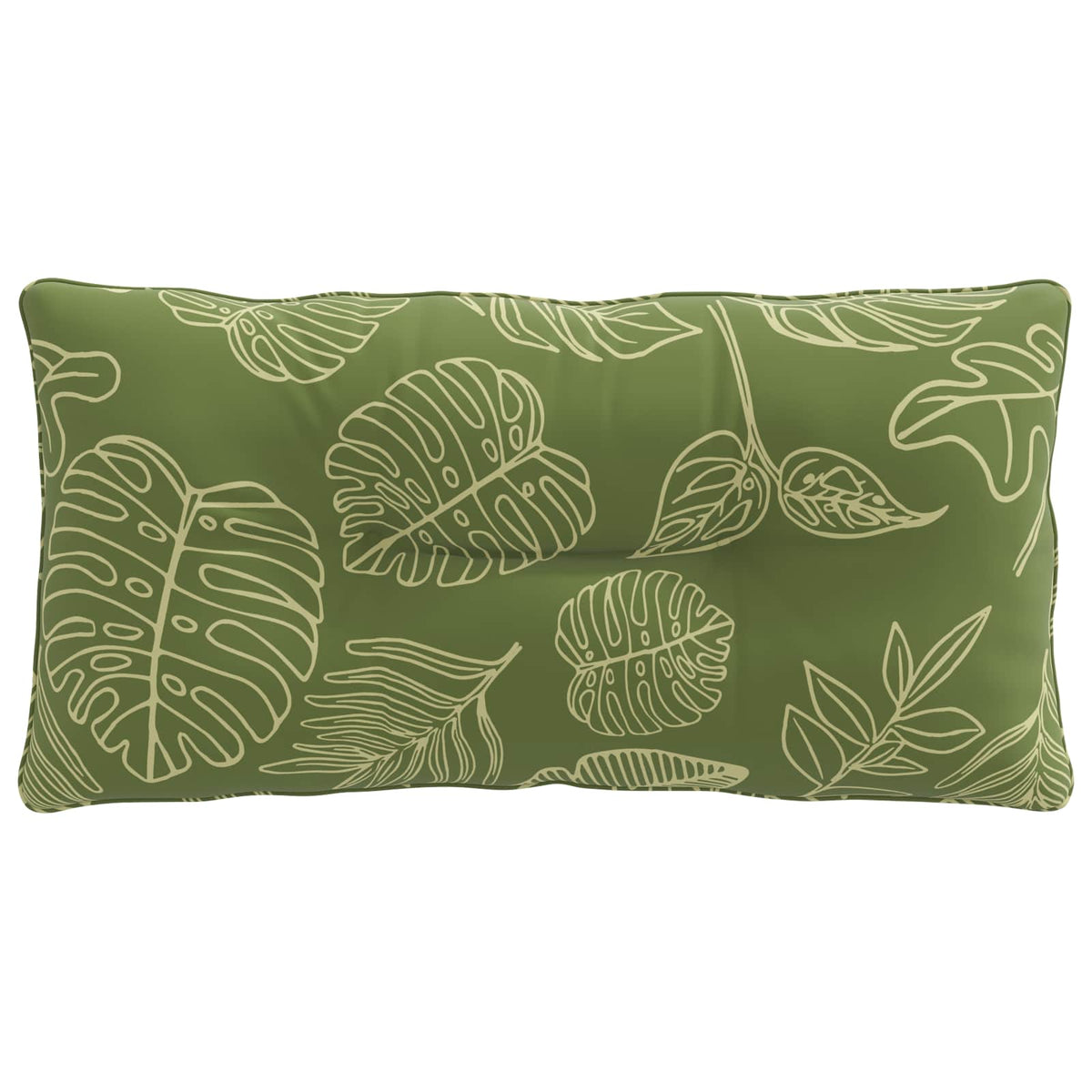 Rygpude PUTTEN 100% polyester Bladdesign 70 x 40 x 10 cm
