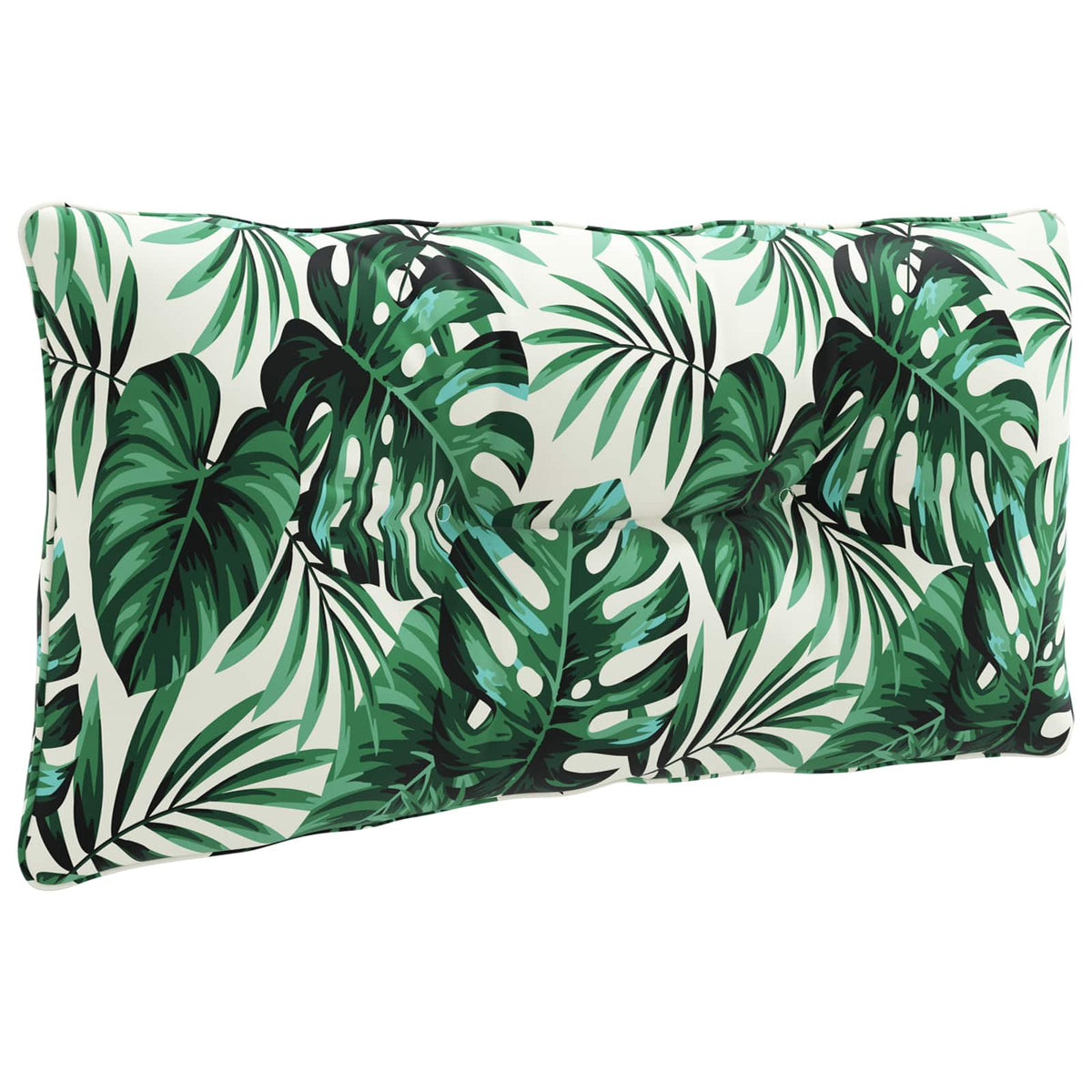 Rygpude PUTTEN 100% polyester Bladmønster 70 x 40 x 10 cm