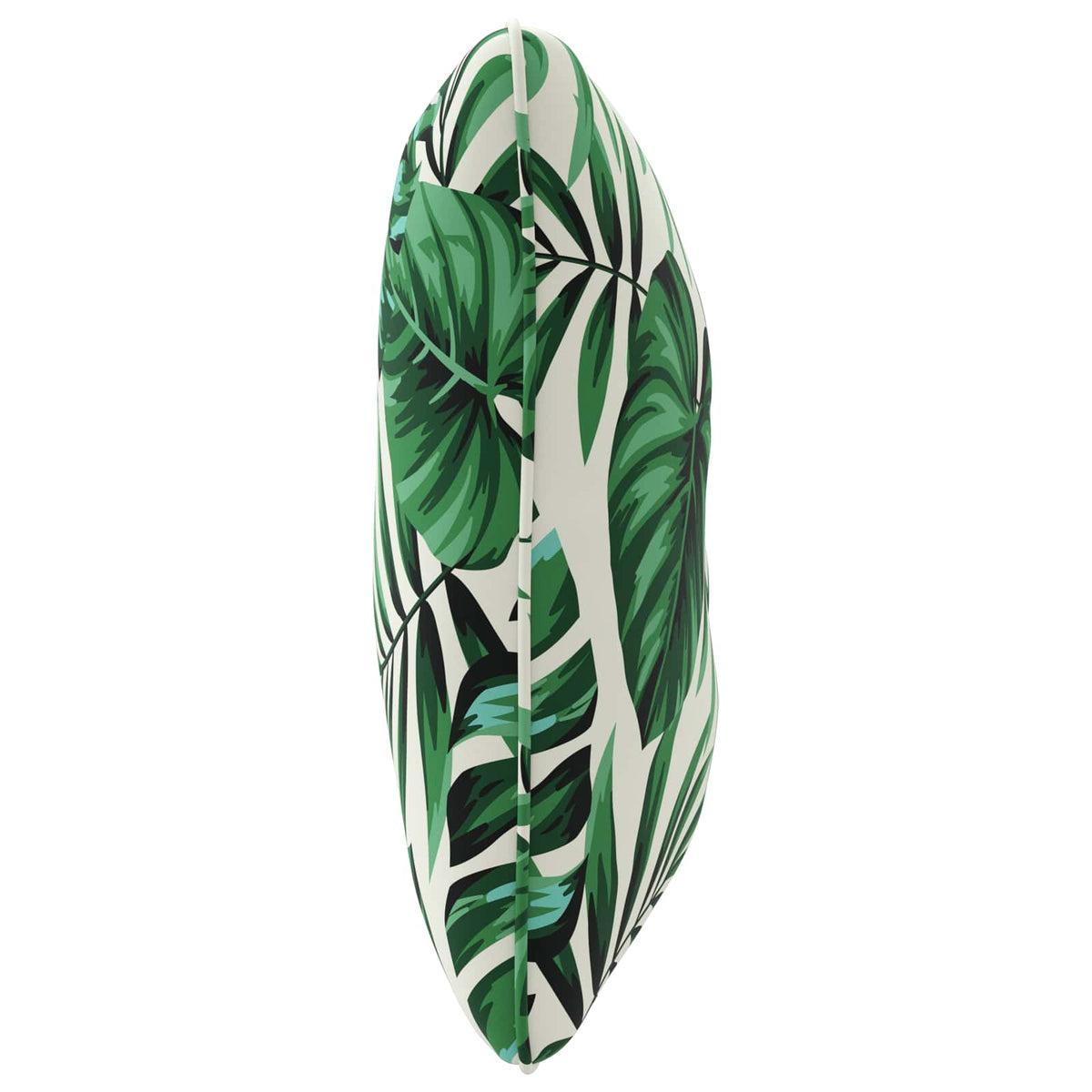 Rygpude PUTTEN 100% polyester Bladmønster 70 x 40 x 10 cm