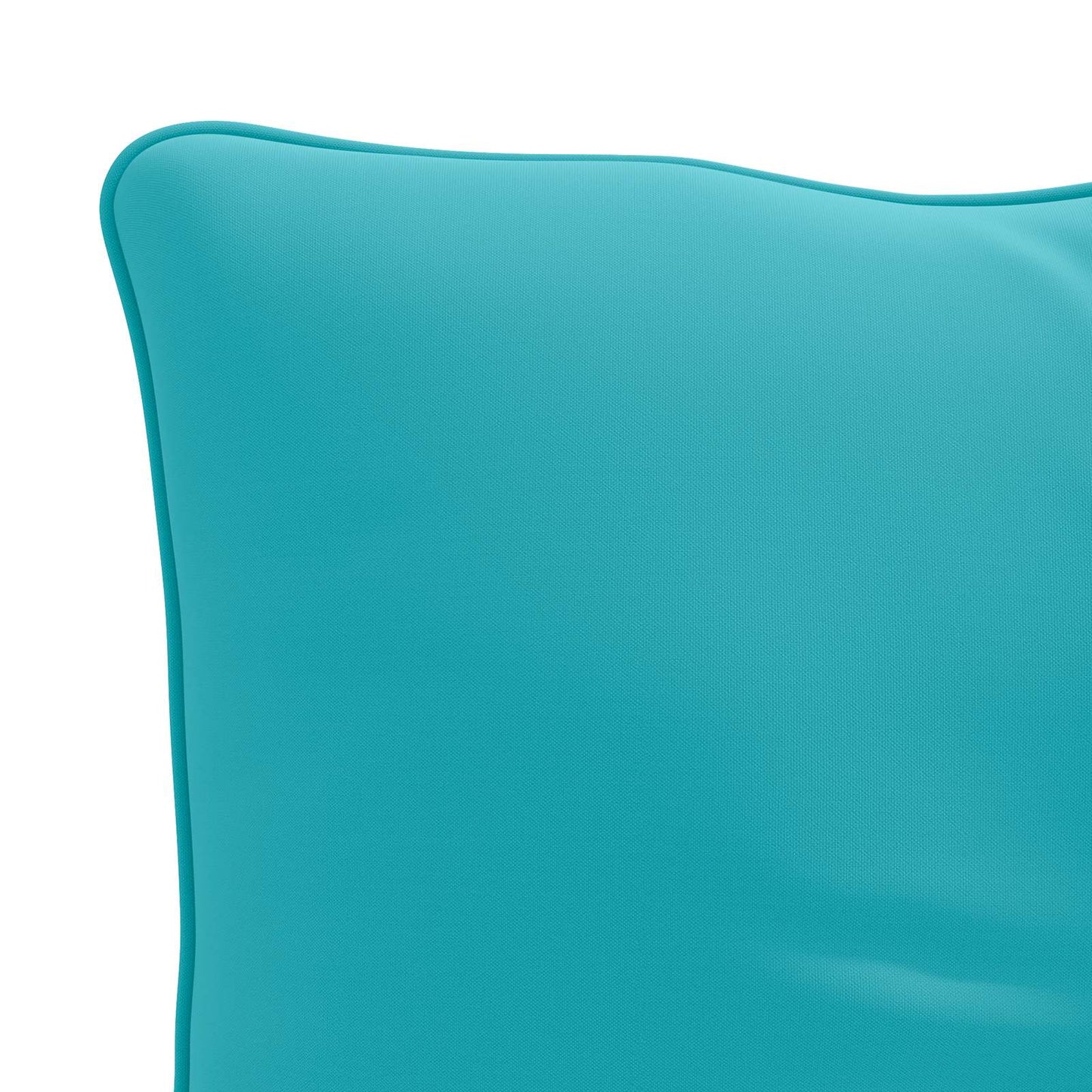 Rygpude PUTTEN 100% polyester Turkis 70 x 40 x 10 cm