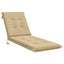 Solseng Pude GEMERT 100% polyester Beige 190 x 60 x 9 cm