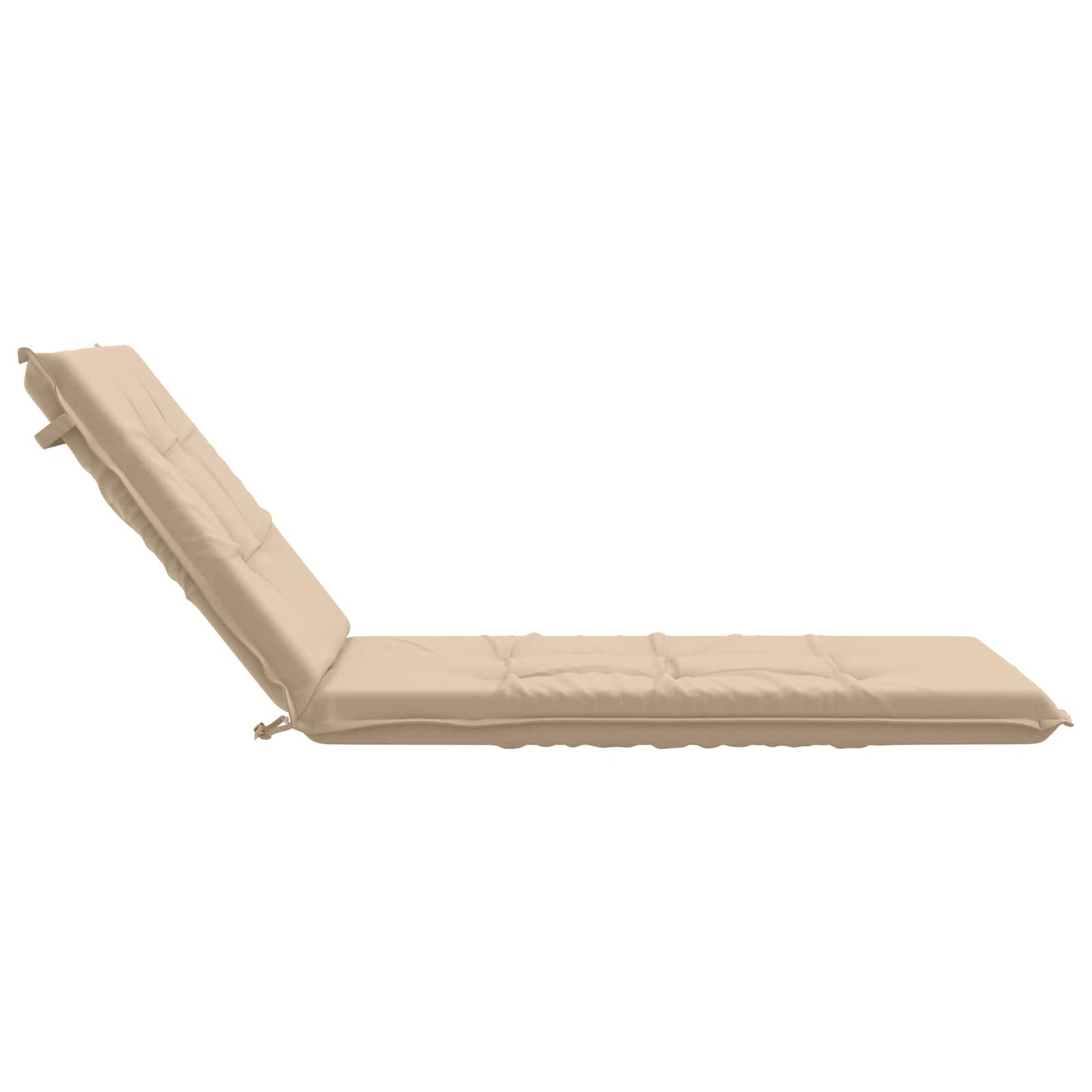 Solseng Pude GEMERT 100% polyester Cremefarvet 190 x 70 x 9 cm