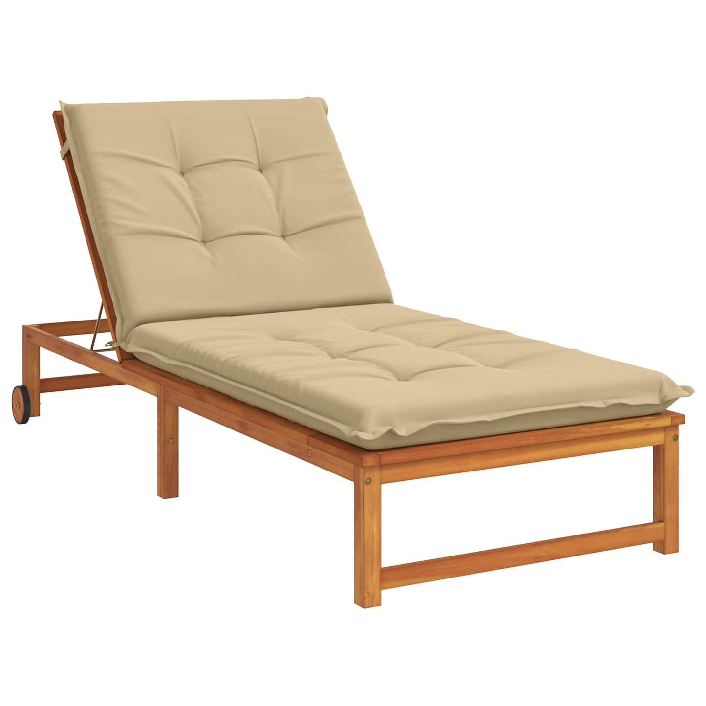 Solseng Pude GEMERT 100% polyester Beige 190 x 70 x 9 cm