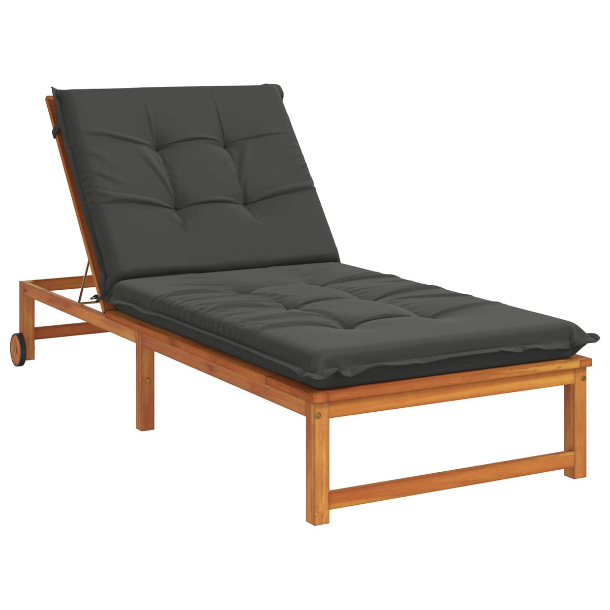 Solseng Pude GEMERT 100% polyester Antracit 190 x 80 x 9 cm