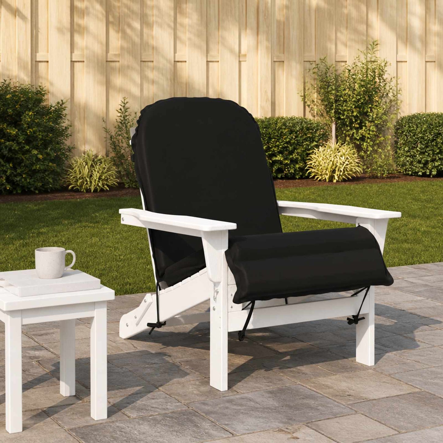 Solseng Pude GEMERT 100% polyester Sort 55 x 135 x 6 cm