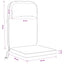Solseng Pude 100% polyester Hvid 55 x 124 x 5 cm