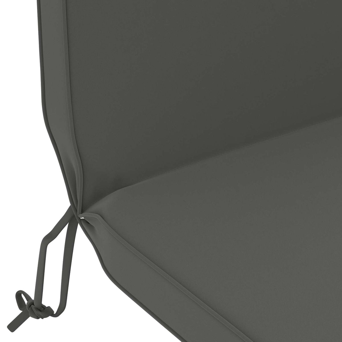 Solseng Pude 100% polyester Antracit 55 x 124 x 5 cm