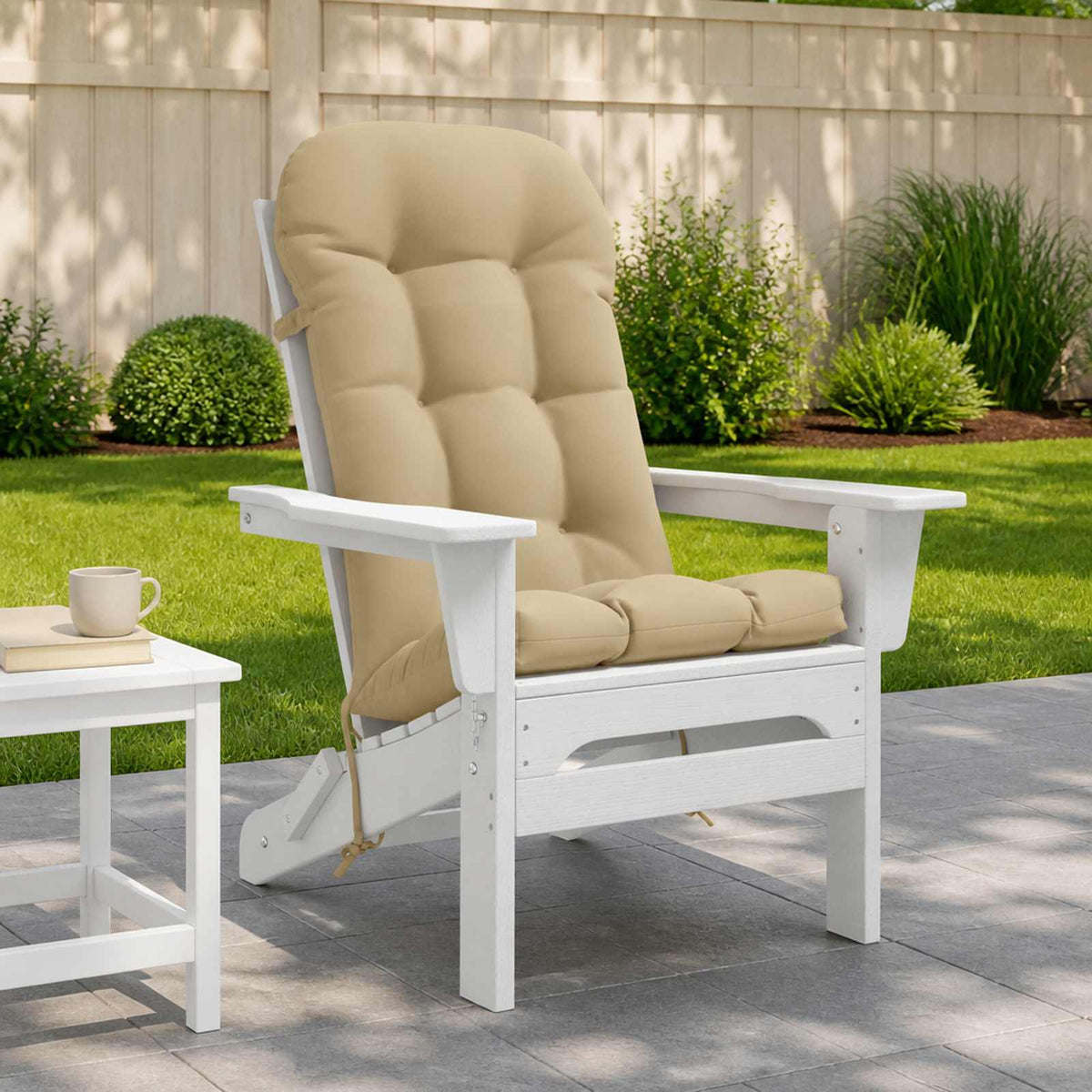 Solseng Pude PUTTEN 100% polyester Beige 48 x 112 x 10 cm