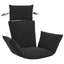 Adirondack Pude PUTTEN 100% polyester Sort 60 x 145 x 10 cm
