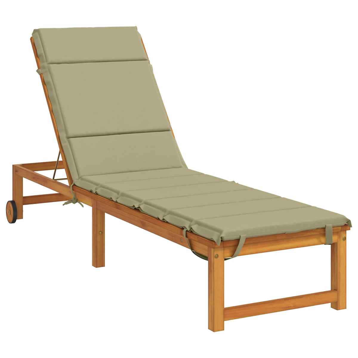 Solseng Pude GEMERT 100% polyester Lys grøn 200 x 50 x 3 cm