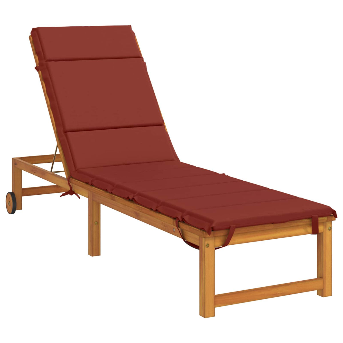 Solseng Pude GEMERT 100% polyester Rød 200 x 50 x 3 cm