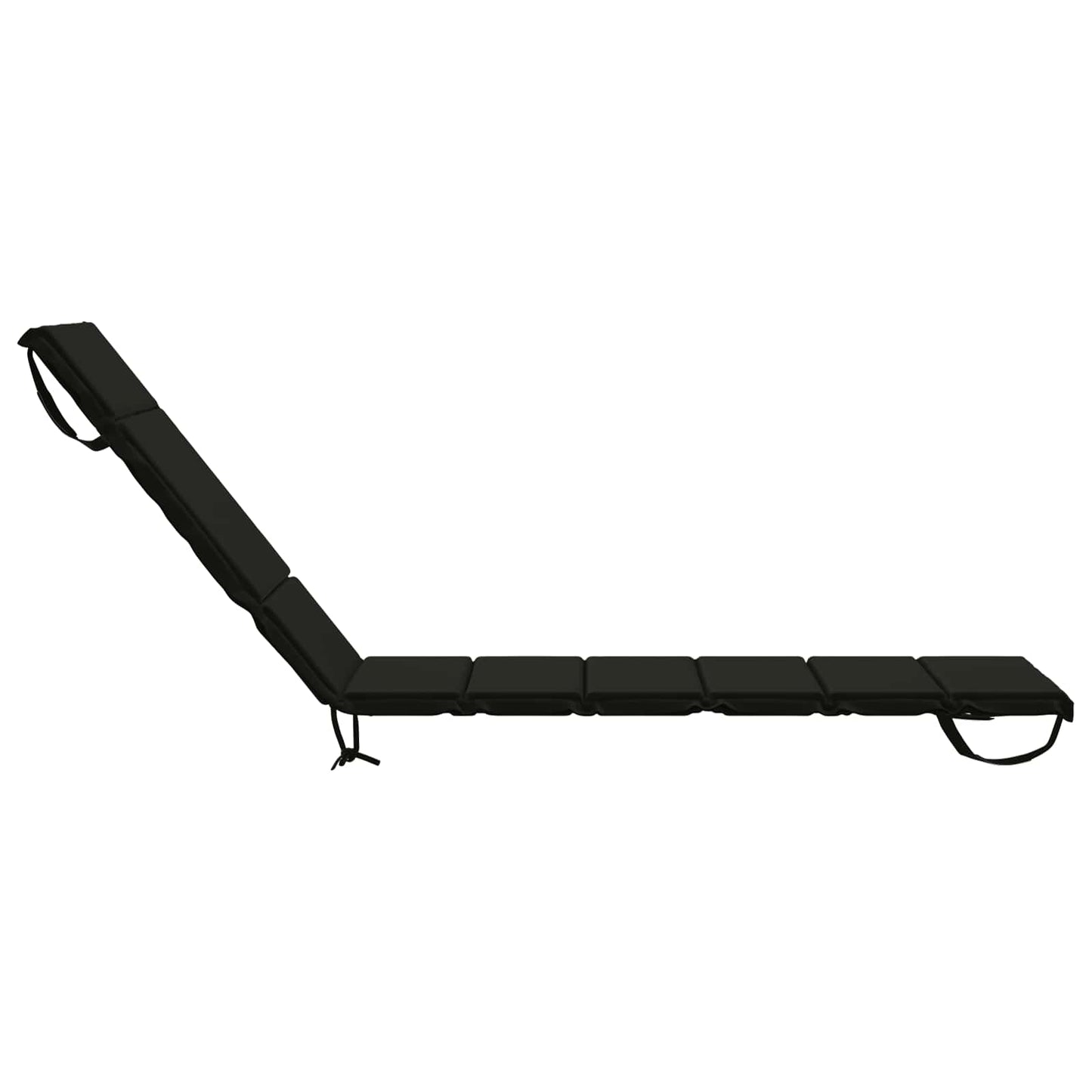 Solseng Pude GEMERT 100% polyester Sort 200 x 50 x 3 cm