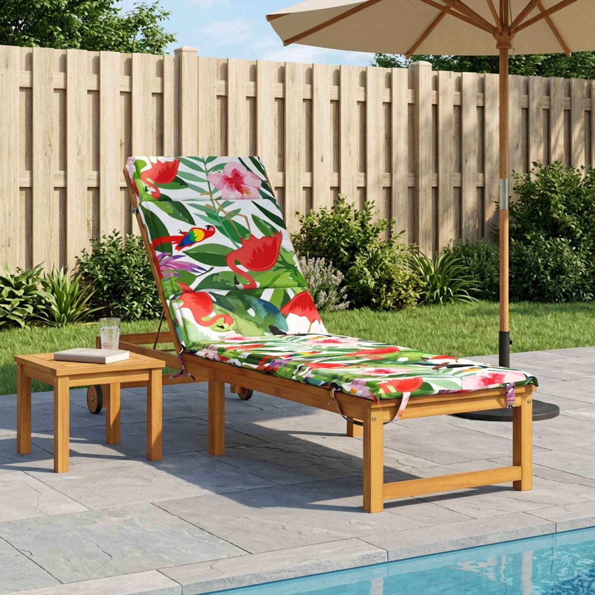 Solseng Pude GEMERT 100% polyester Flerfarvet 200 x 50 x 3 cm
