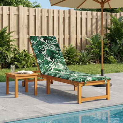 Solseng Pude GEMERT 100% polyester Bladmønster 200 x 50 x 3 cm