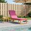 Solseng Pude GEMERT 100% polyester Lyserød 200 x 60 x 3 cm