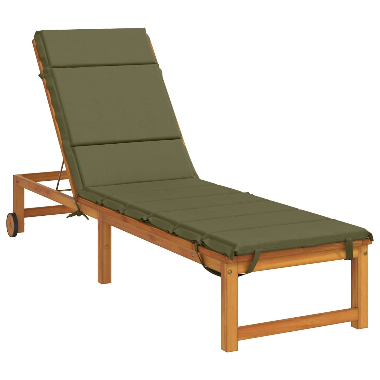 Solseng Pude GEMERT 100% polyester Olivengrøn 200 x 60 x 3 cm