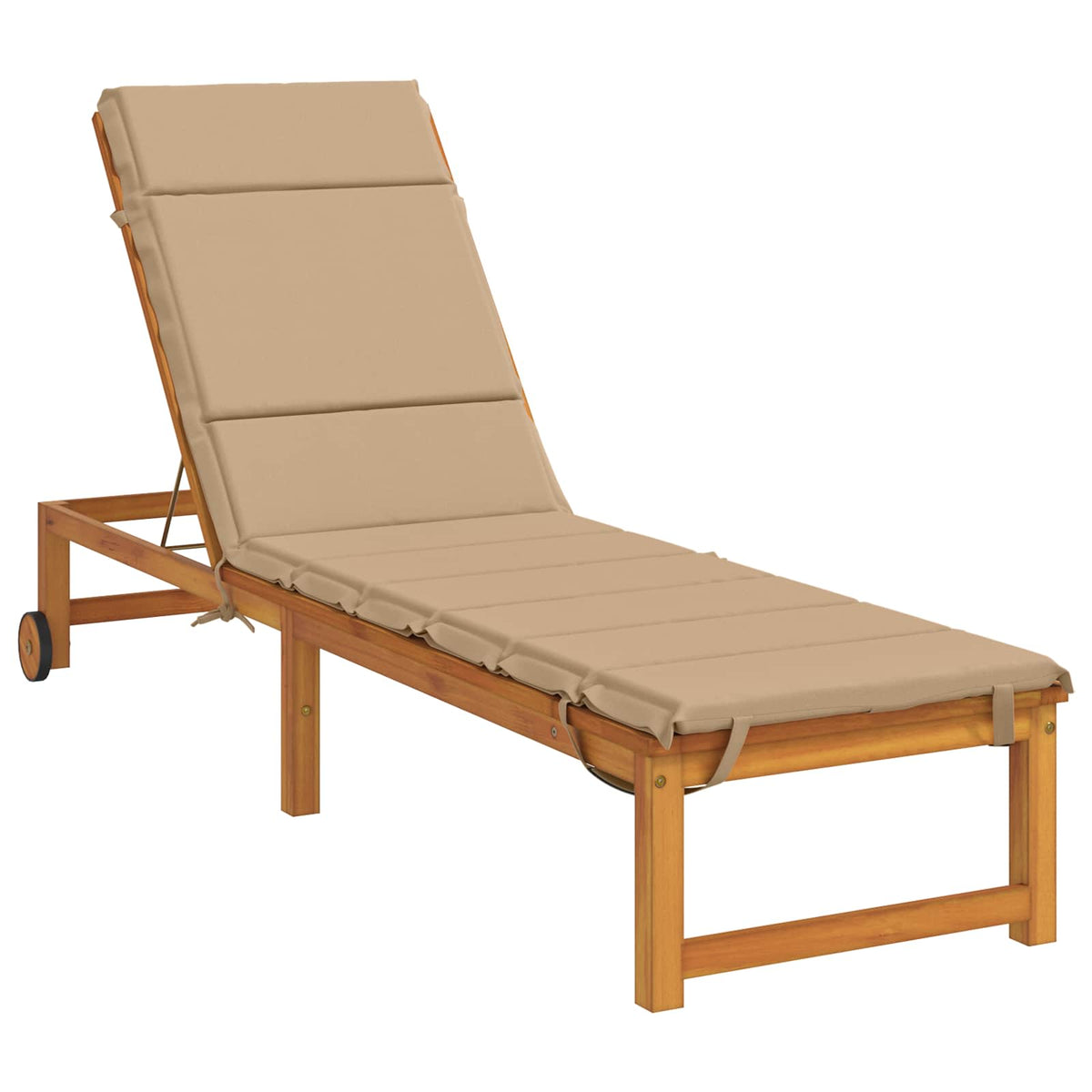 Solseng Pude GEMERT 100% polyester Sandfarvet 200 x 60 x 3 cm