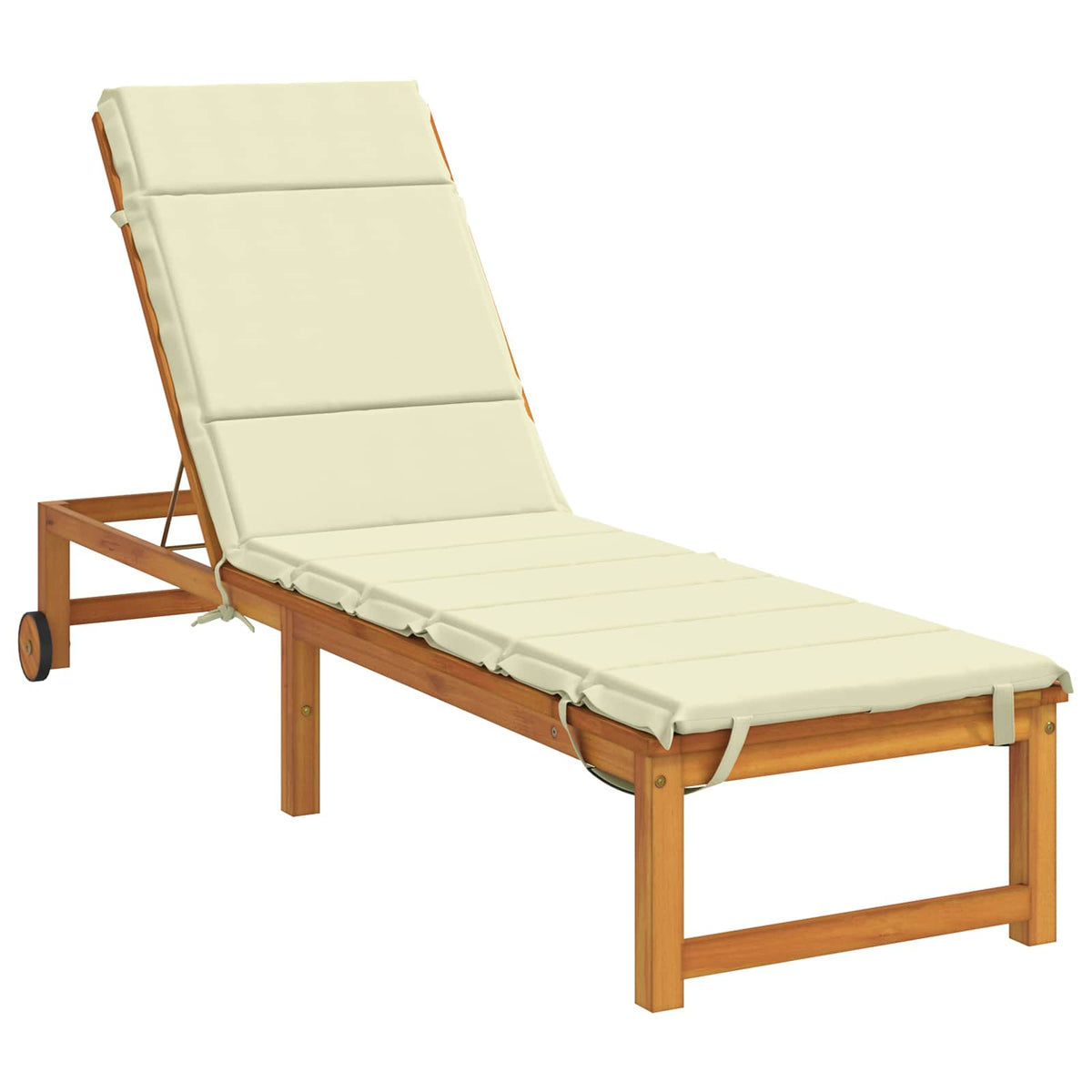 Solseng Pude GEMERT 100% polyester Cremefarvet 200 x 60 x 3 cm