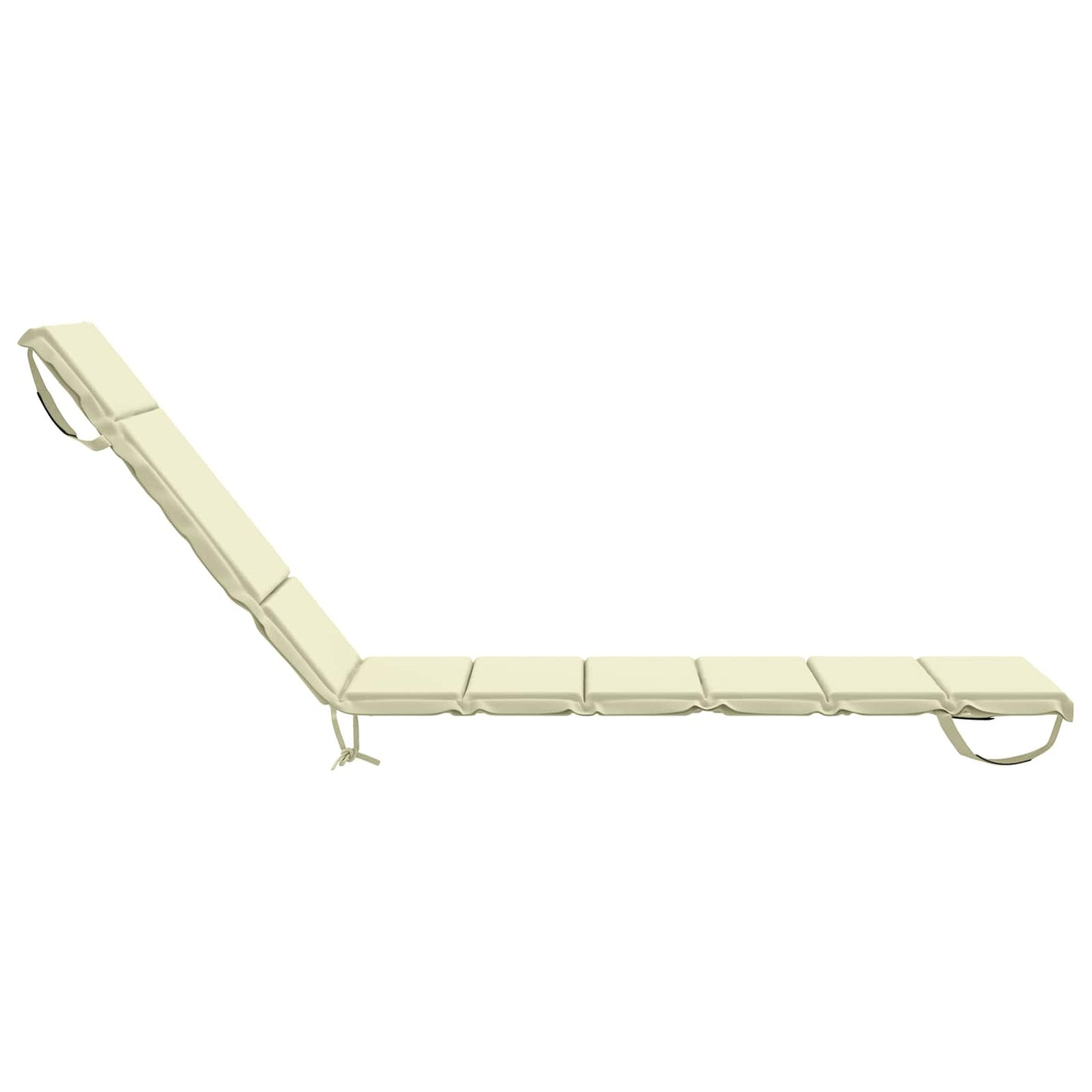 Solseng Pude GEMERT 100% polyester Cremefarvet 200 x 60 x 3 cm