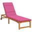 Solseng Pude GEMERT 100% polyester Lyserød 200 x 60 x 3 cm