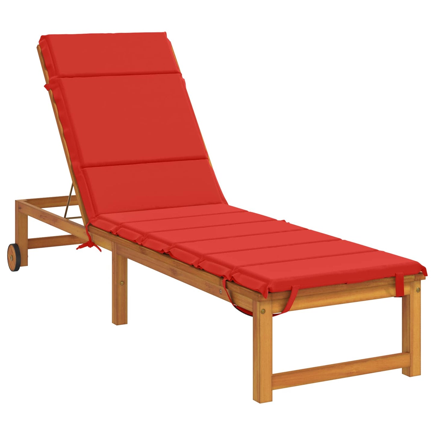 Solseng Pude GEMERT 100% polyester Rød 200 x 60 x 3 cm