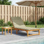 Solseng Pude GEMERT 100% polyester Lys grøn 200 x 80 x 3 cm
