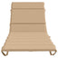 Solseng Pude GEMERT 100% polyester Sandfarvet 200 x 80 x 3 cm