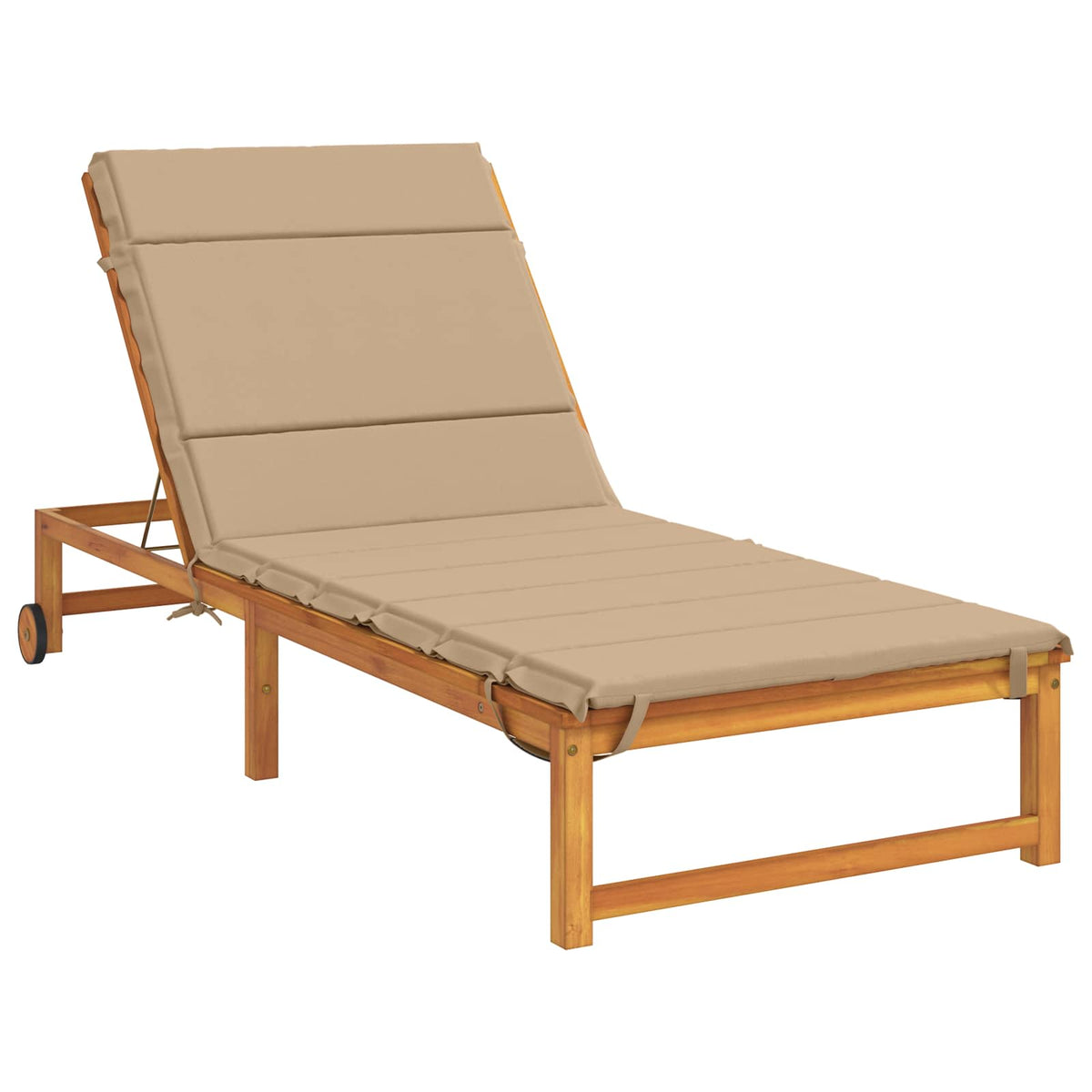 Solseng Pude GEMERT 100% polyester Sandfarvet 200 x 80 x 3 cm