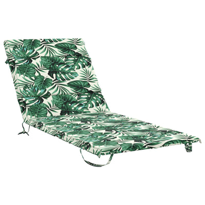 Solseng Pude GEMERT 100% polyester Bladmønster 200 x 80 x 3 cm