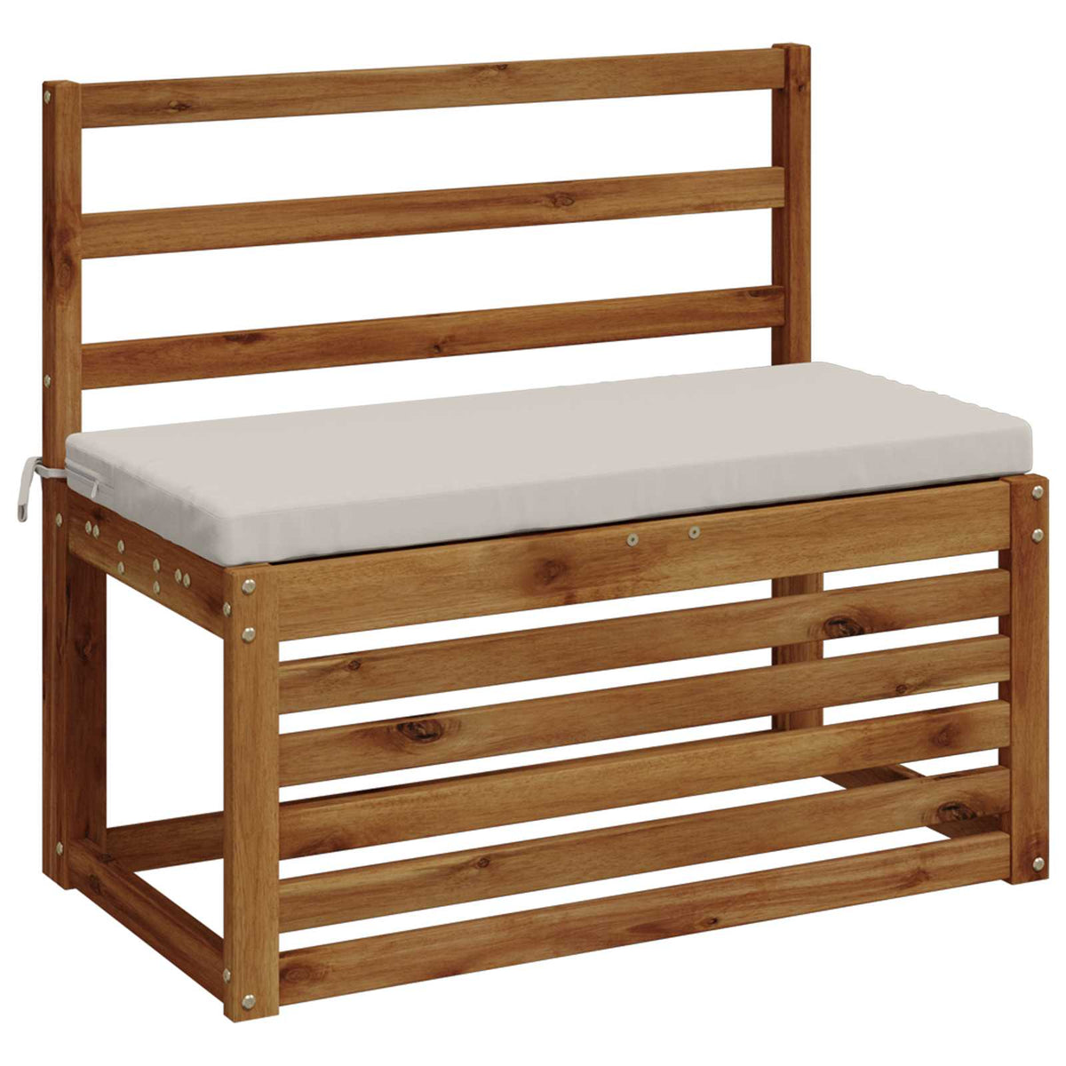 Bænkpude SOEST 100% polyester Hvid 60 x 40 x 5 cm