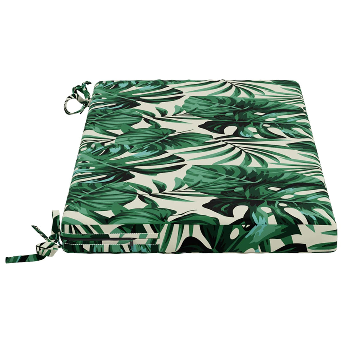 2-delt bænkepude SOEST 2 stk. 100% polyester Bladmønster