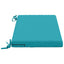 Bænkpude SOEST 100% polyester Turkis 60 x 40 x 5 cm