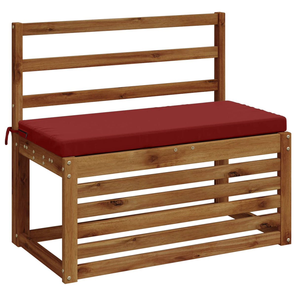 Bænkpude SOEST 100% polyester Vinrød 60 x 40 x 5 cm