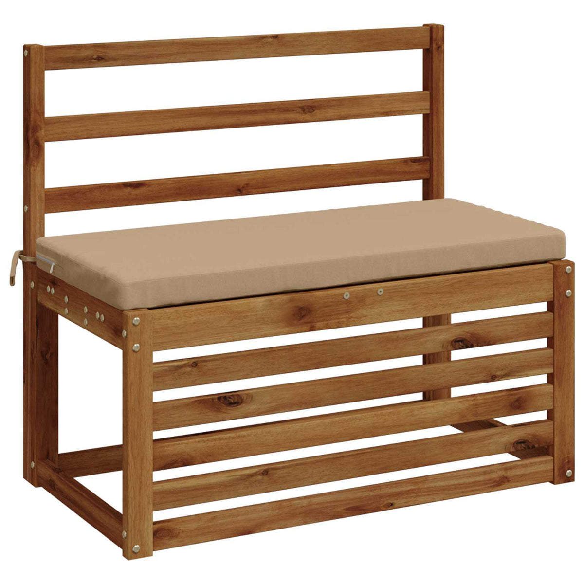 Bænkpude SOEST 100% polyester Sandfarvet 80 x 40 x 5 cm