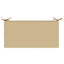 2-delt bænkepude SOEST 2 stk. 100% polyester Beige