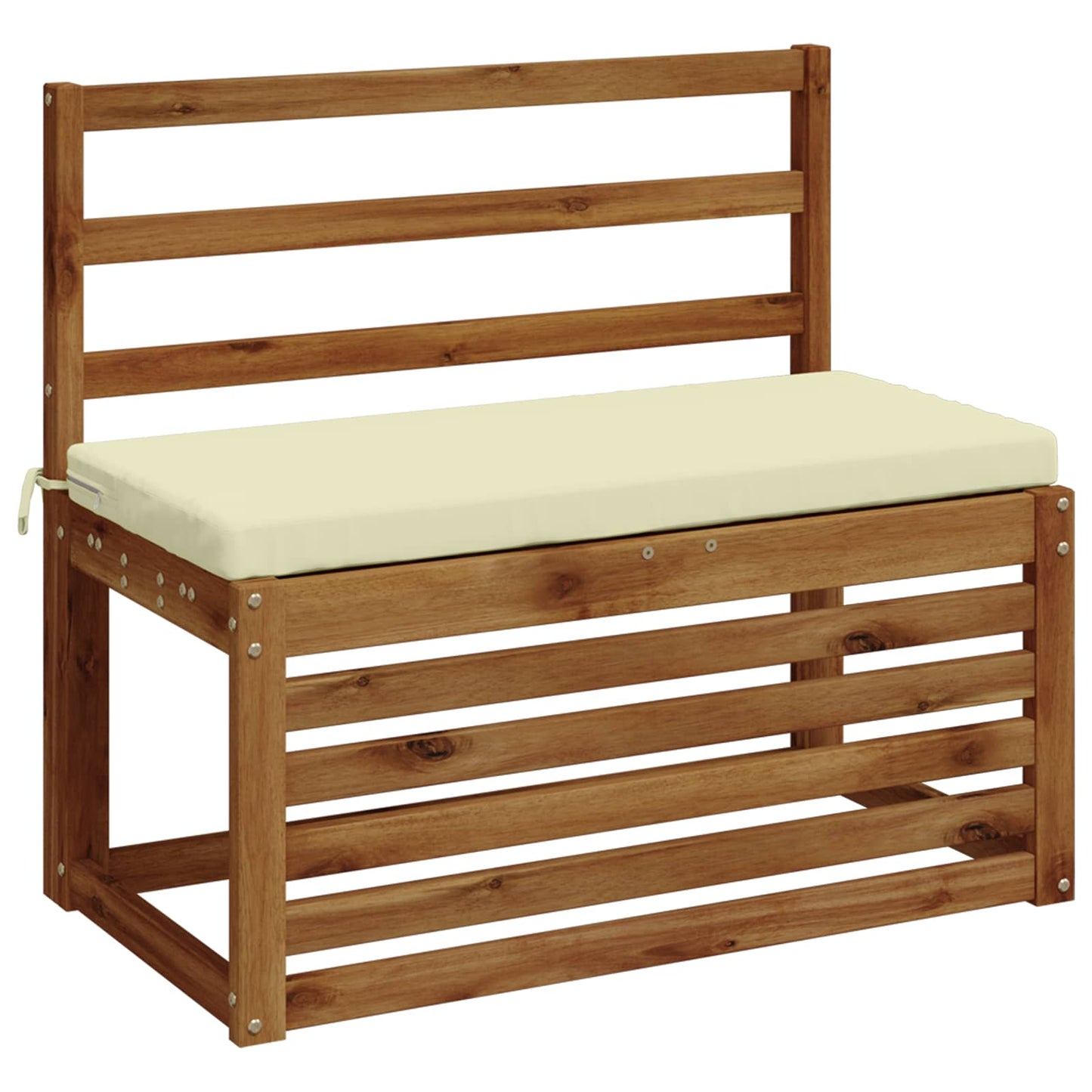 Bænkpude SOEST 100% polyester Cremefarvet 80 x 40 x 5 cm
