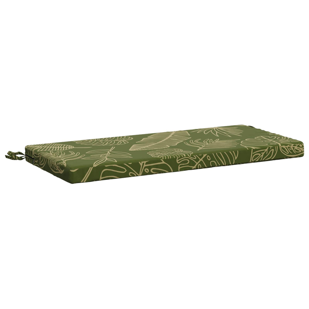 Bænkpude SOEST 100% polyester Bladdesign 80 x 40 x 5 cm