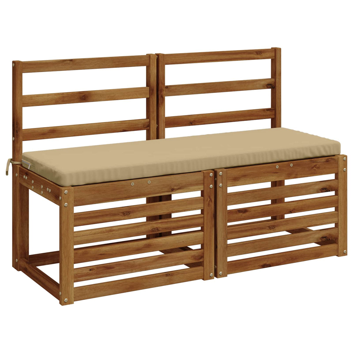 Bænkpude SOEST 100% polyester Beige 100 x 40 x 5 cm
