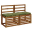 Bænkpude SOEST 100% polyester Bladdesign 110 x 40 x 5 cm
