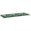 Bænkpude SOEST 100% polyester Bladmønster 110 x 40 x 5 cm