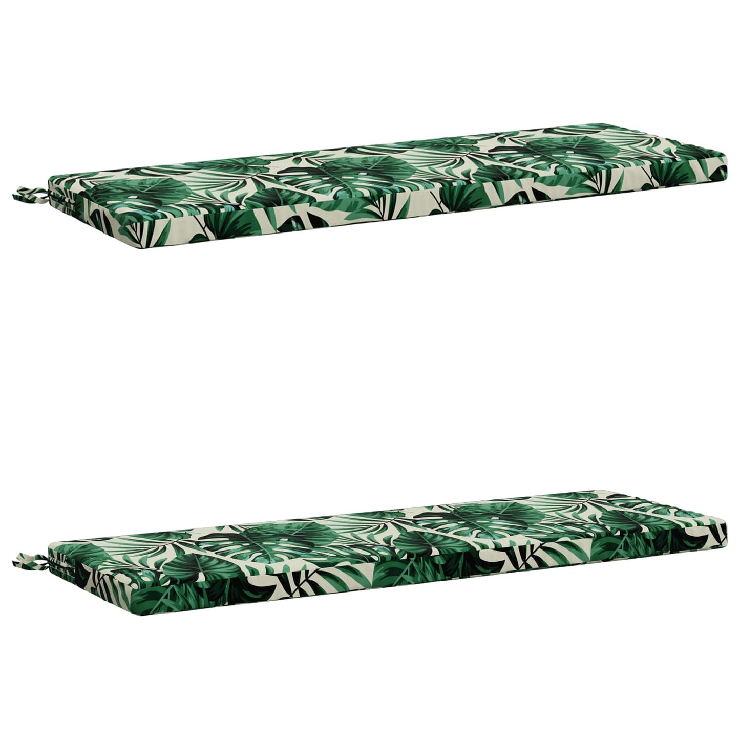 2-delt bænkepude SOEST 2 stk. 100% polyester Bladmønster