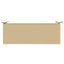 Bænkpude SOEST 100% polyester Beige 120 x 40 x 5 cm